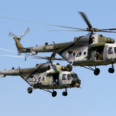9806 und 9781, Mi-171S Czech Air Force (просмотров: 2956) 9806 und 9781, Mi-171S Czech Air Force