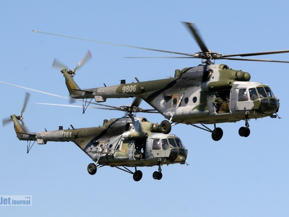 9806 und 9781, Mi-171S Czech Air Force (2934 відвідувань) 9806 und 9781, Mi-171S Czech Air Force