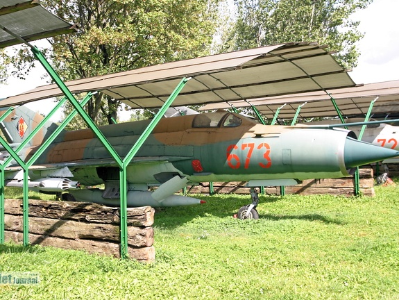 MiG-21MF, 673 ex. NVA (2689 návštěv) MiG-21MF, 673 ex. NVA