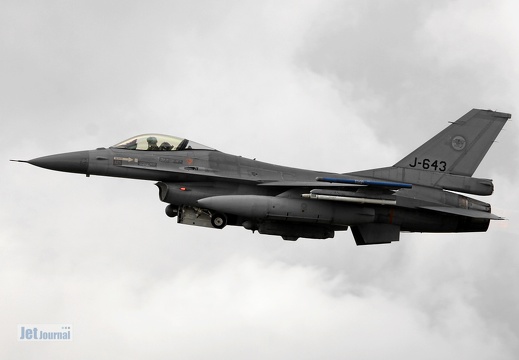 J-643, F-16AM, Royal Netherlands AF