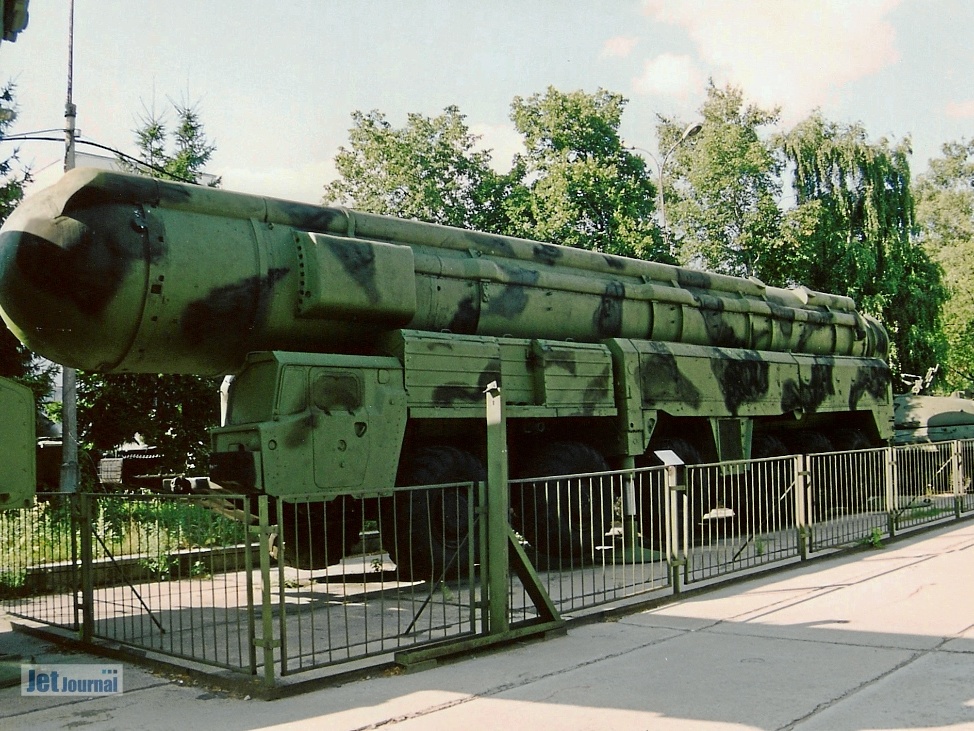 RSD-10 / SS-20 (1610 Besuche) Mobile ballistische Mittelstreckenrakete, Aufnahmedatum 2001 RSD-10 / SS-20