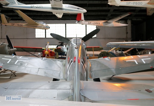 3 rot, Messerschmitt Bf-109 G-6 (2603 Besuche) Polish Aviation Museum Krakow 3 rot, Messerschmitt Bf-109 G-6