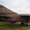 MiG-23MLD, 37 rot, Heckansicht (3259 visitas) Moskau/Chodinka 2003 MiG-23MLD, 37 rot, Heckansicht