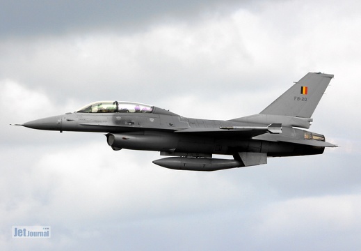 FB-20, F-16BM, Belgian Air Component 