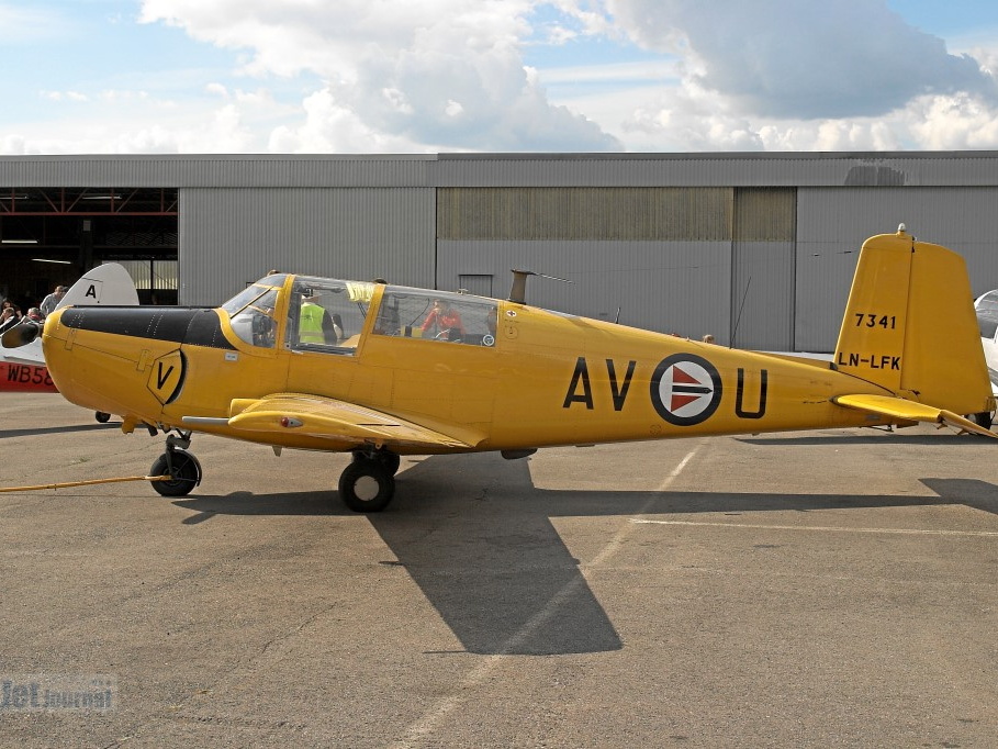 LN-LFK Saab 91B-2 (1361 visingar) LN-LFK Saab 91B-2