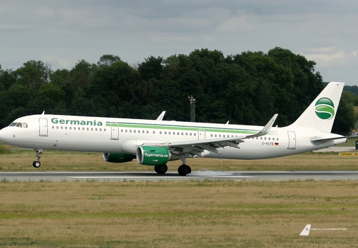 flyGermania Airbus A321-211 D-ASTE