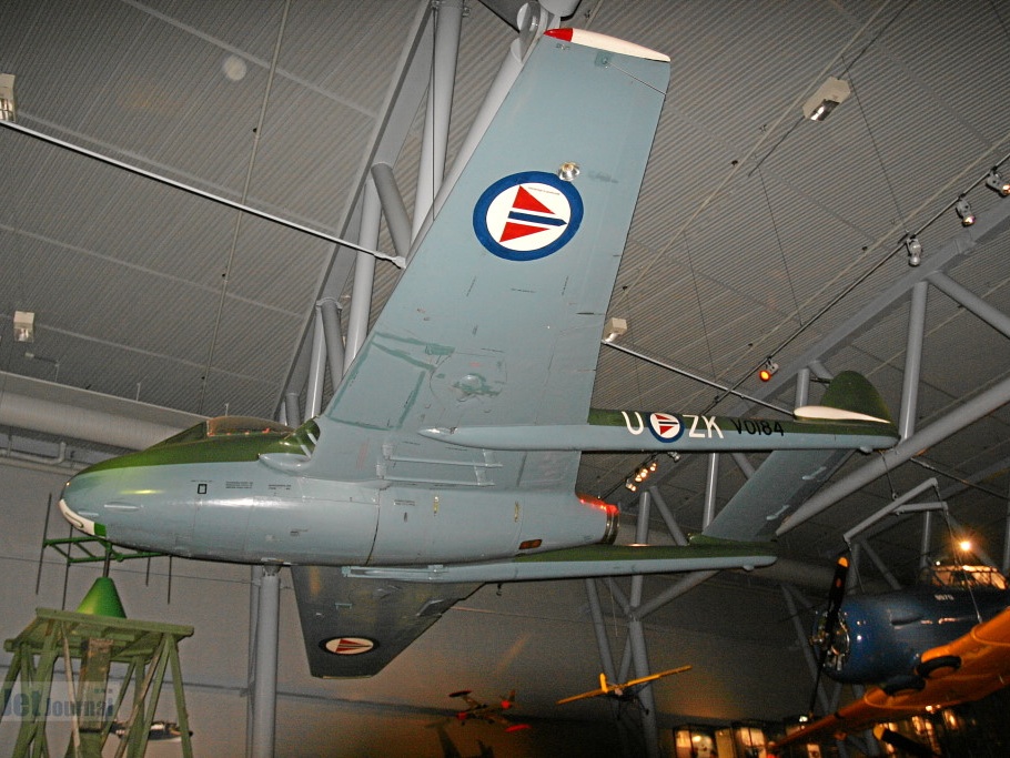 V0184 ZK-U Vampire FB52 (2907 odwiedzin) V0184 ZK-U Vampire FB52