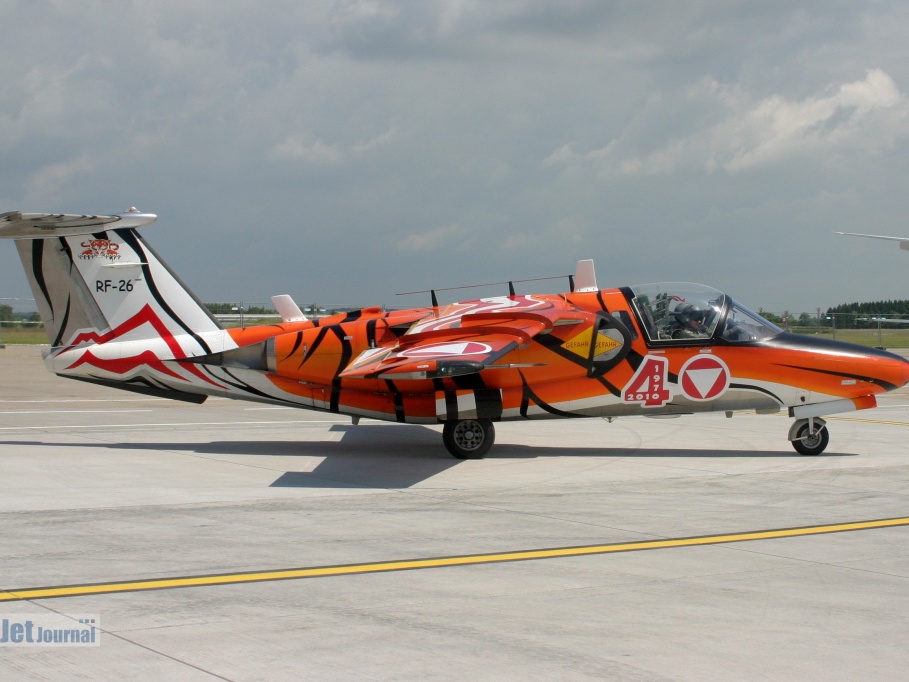 RF-26, Saab-105OE, Bundesheer Österreich (1288 Besuche) Sonderbemalung 40 Jahre Saab-105 1970-2010 RF-26, Saab-105OE, Bundesheer Österreich