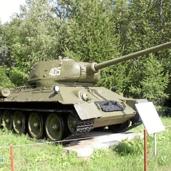 Panzer T-34/85 (2160 Besuche) Moskau, Park des Sieges 2003 Panzer T-34/85