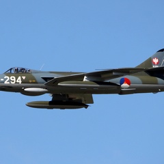 N-294, G-KAXF, Hawker Hunter F.6A (2130 visingar) N-294, G-KAXF, Hawker Hunter F.6A