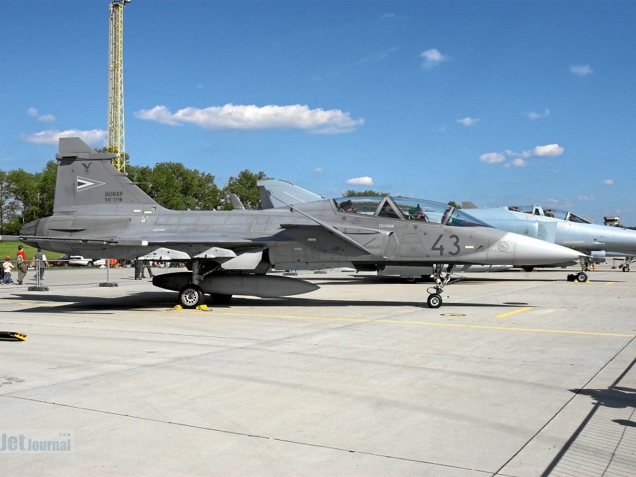 43 JAS-39D Gripen HUNAF (2199 Besuche) 43 JAS-39D Gripen HUNAF