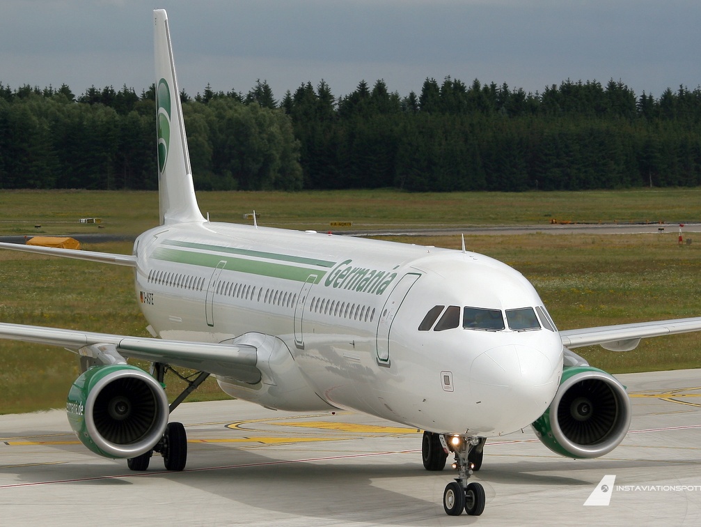 flyGermania Airbus A321-211 D-ASTE (просмотров: 4275) Taxing of an Germania (ST) Airbus A321-211 at Rostock - Laage Airport (ETNL/RLG) flyGermania Airbus A321-211 D-ASTE