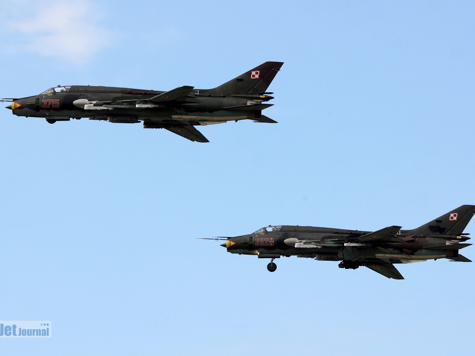 2 x Su-22M4 Polish Air Force (2590 visits) Kleine Brogel 2015 2 x Su-22M4 Polish Air Force