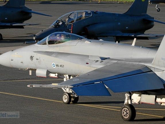 HN-457 F-18C Hornet (2312 odwiedzin) Lentajien Juhannus Midnight Sun Airshow 2006 Kauhava Finnland HN-457 F-18C Hornet