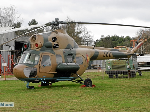 Mi-2, 380 schwarz, ex. NVA (3420 návštěv) Mi-2, 380 schwarz, ex. NVA