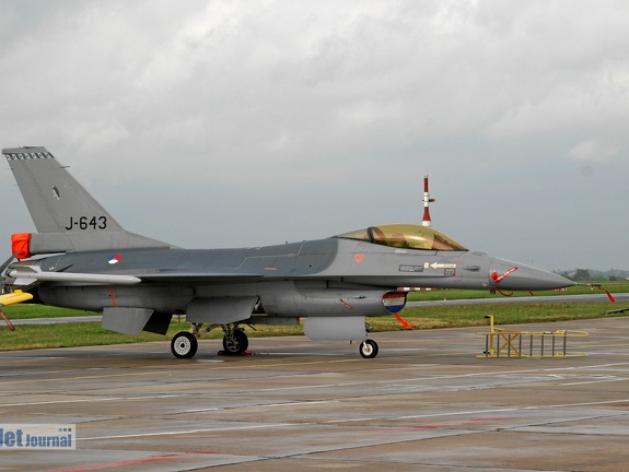 J-643 F-16AM 322sqn RNLAF (883 Besuche) J-643 F-16AM 322sqn RNLAF