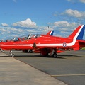 XX237 Hawk T1 Red Arrows (2082 Besuche) Lentajien Juhannus Midnight Sun Airshow 2006 Kauhava Finnland XX237 Hawk T1 Red Arrows