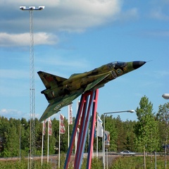 37031 Saab AJ37 Viggen Söderhamn Schweden (1749 Besuche) 37031 Saab AJ37 Viggen Söderhamn Schweden