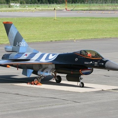 J-055 F-16AM RNLAF demo aircraft F-16 Solo Display Team