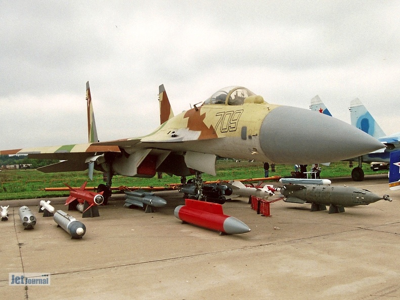 Su-35, 709 (T-10M-9) (3328 návštěv) MAKS 1999, Su-35, 709 (T-10M-9)