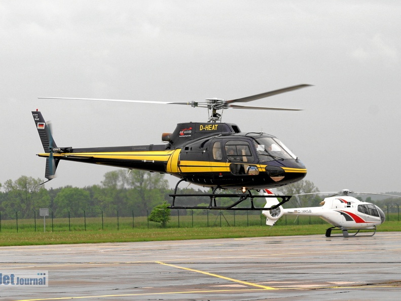 D-HEAT AS350BA Heli Team Aachen D-HMSB EC120B Brose Technik Pic1