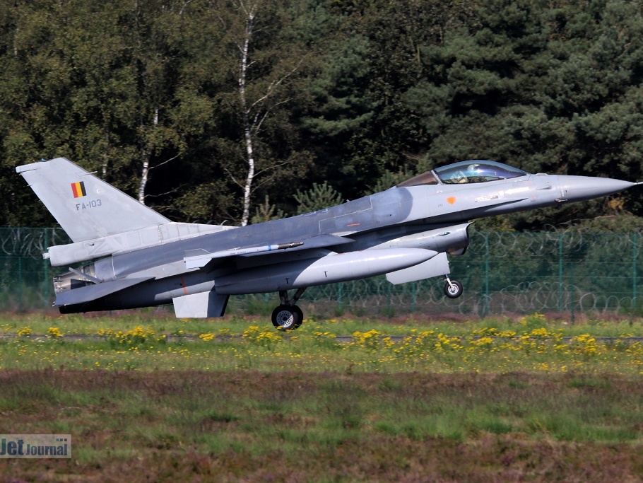 FA-103, F-16AM, Belgian Air Component (2639 visites) FA-103, F-16AM, Belgian Air Component
