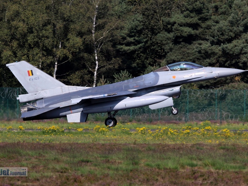 FA-103, F-16AM, Belgian Air Component (2631 visits) FA-103, F-16AM, Belgian Air Component
