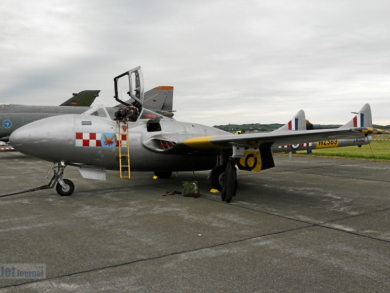 LN-DHZ DH-115 Vampire T55 WZ589 (2260 visitas) LN-DHZ DH-115 Vampire T55 WZ589