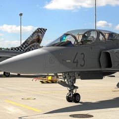 43 JAS-39D HUNAF (1981 odwiedzin) 43 JAS-39D HUNAF