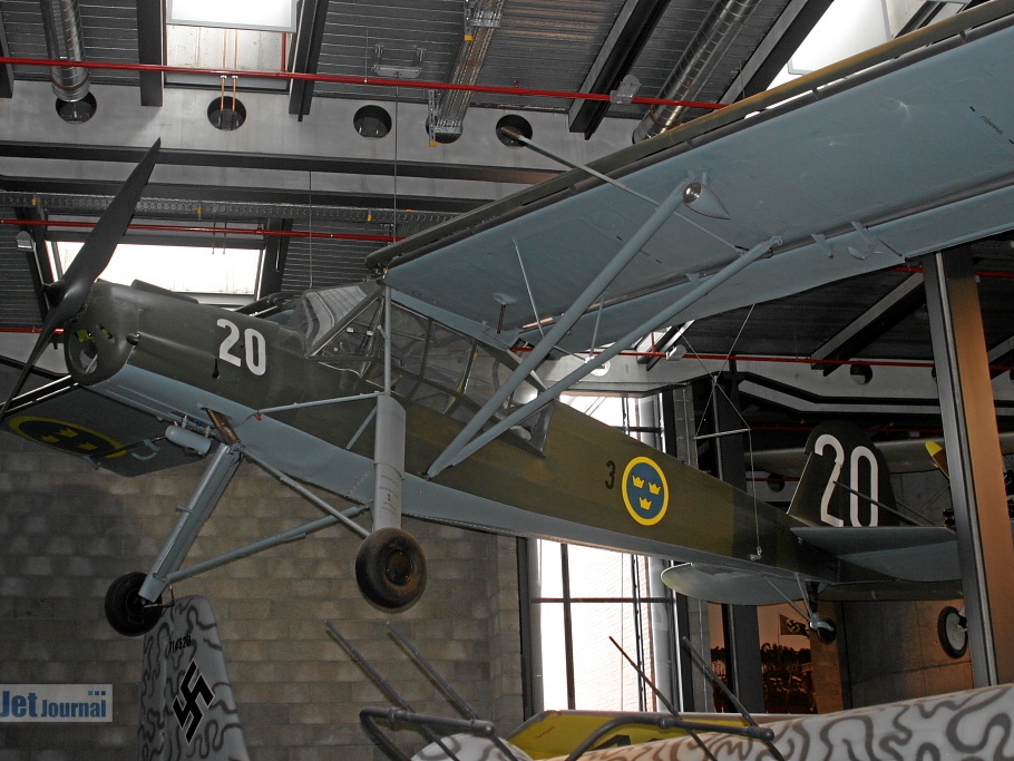 Fieseler Fi-156C3, 3-20 (2092 Besuche) Schwedische Markierungen, Kennzeichen ex. D-ENTE Fieseler Fi-156C3, 3-20