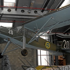 Fieseler Fi-156C3, 3-20 (2092 Besuche) Schwedische Markierungen, Kennzeichen ex. D-ENTE Fieseler Fi-156C3, 3-20
