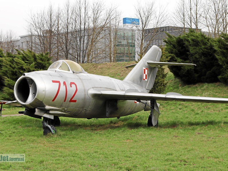 712, WSK Lim-1 (MiG-15) (3286 Besuche) Polnische Lizenzversion der MiG-15. Diese Maschine war bis vor kurzem mit der (falschen) Kennung 346... 712, WSK Lim-1 (MiG-15)