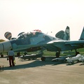 Su-30MKM, 04 blau (3150 Besuche) MAKS 2001 im Gegenlicht Su-30MKM, 04 blau