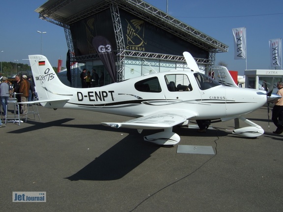D-ENPT Cirrus SR20GTS (2719 Besuche) Aero 2007 in Friedrichshafen D-ENPT Cirrus SR20GTS