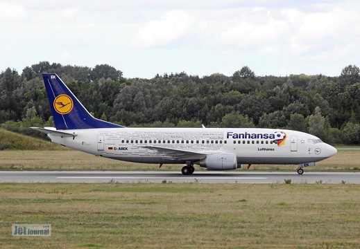 D-ABEK, Boeing B737-330 Lufthansa Fanhansa