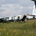 MiG-23 und MiG-25 Wracks (3384 Besuche) Monino 2003, MiG-23ML 125 blau und Je-133R3 (MiG-25) 02 blau MiG-23 und MiG-25 Wracks