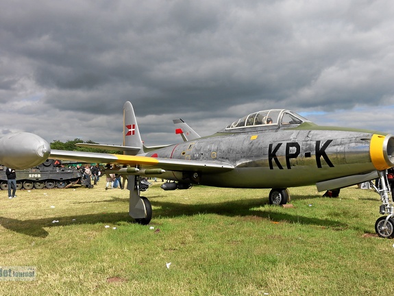 KP-K, F-84 (2634 відвідувань) Danish Airshow Skystrup 2016, ex. Royal Danish Air Force KP-K, F-84