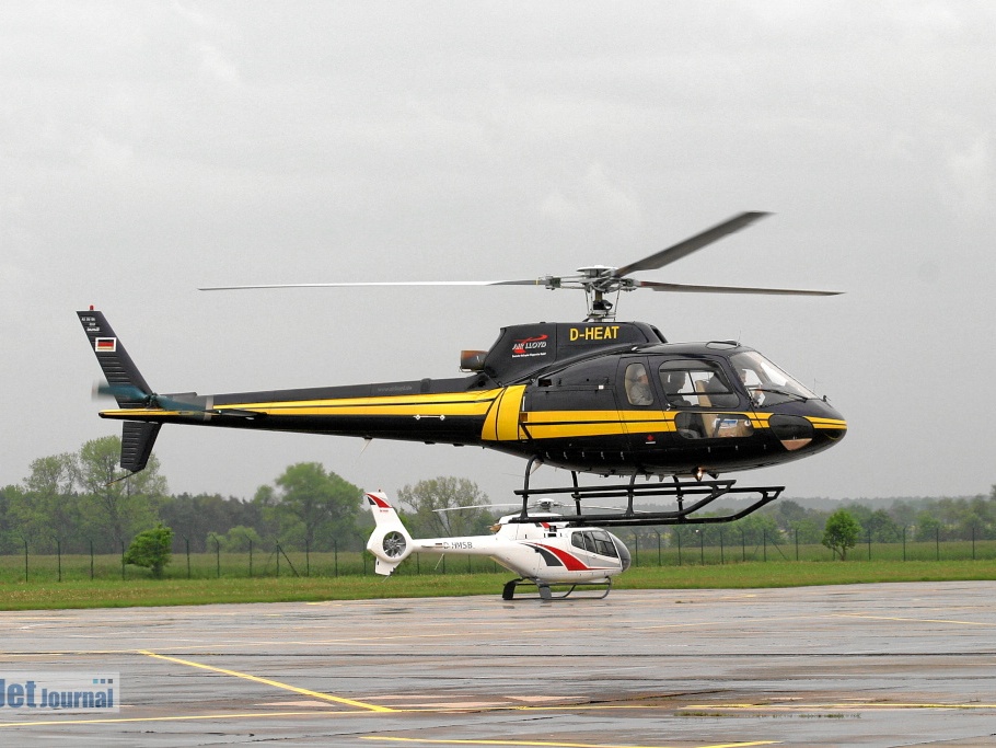 D-HEAT AS350BA Heli Team Aachen D-HMSB EC120B Brose Technik Pic2