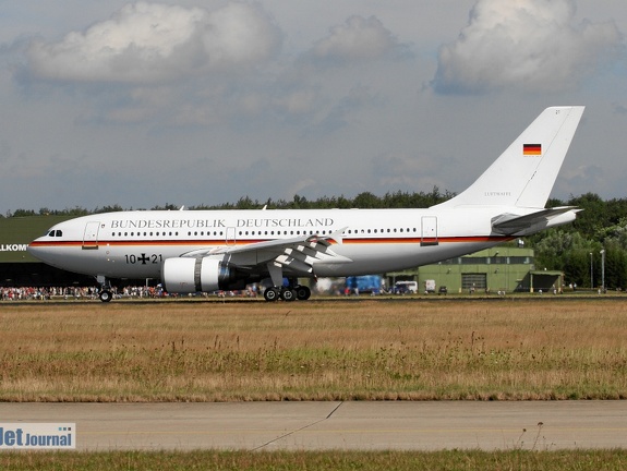 10+21 A310 Flugbereitschaft mit dem Bundesminister der Verteidigung