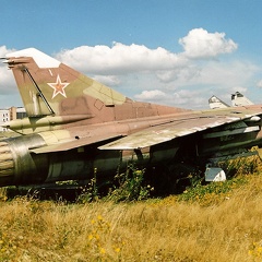 MiG-23S, 25, Heckansicht 
