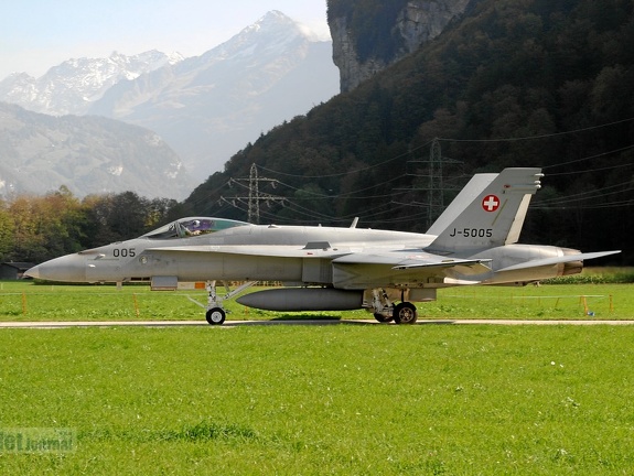 J-5005 F-18C Meiringen Hornet Schweizer Luftwaffe