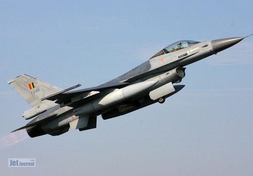 FA-68, F-16AM,  Belgian Air Component