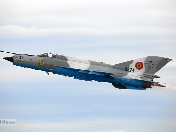 6824, MiG-21 LanceR, Romanian Air Force (4319 Besuche) NATO Day 2016, Ostrava 6824, MiG-21 LanceR, Romanian Air Force