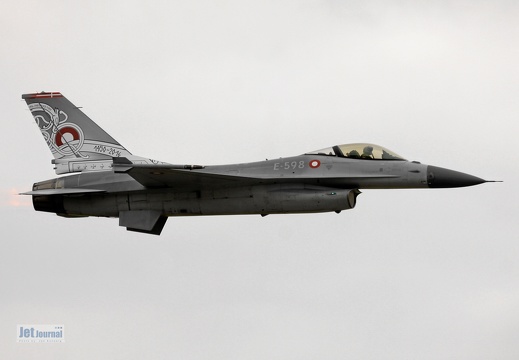 E-598, F-16A, Danish Air Force