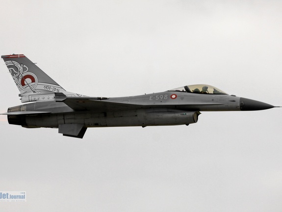 E-598, F-16A, Danish Air Force (3082 Besuche) Danish Air Show Skystrup 2016 E-598, F-16A, Danish Air Force