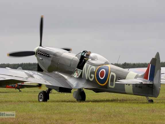 SE-BIR, Supermarine Spitfire Mk.XVIe (2938 visites) Danish Air Show, Skystrup 2016 SE-BIR, Supermarine Spitfire Mk.XVIe