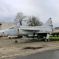54, AJSF-37 Viggen (3740 visitas) Muzeum Lotnictwa Krakowie, ex. Swedisch Air Force 54, AJSF-37 Viggen
