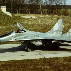 23 weiss, MiG-29 (4552 visingar) Aufnahmezeitpunkt ca. Mitte 1993 23 weiss, MiG-29