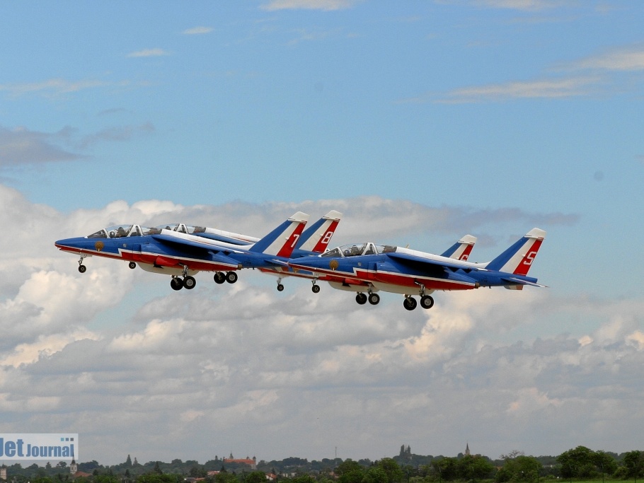 E120 E163 E46 E165 Alpha Jet A Patrouille de France Pic2