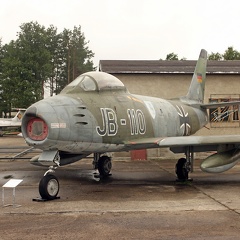 Canadair CL-13 Sabre-6, JB-110 ex. Luftwaffe (2683 odwiedzin) Canadair CL-13 Sabre-6, JB-110 ex. Luftwaffe